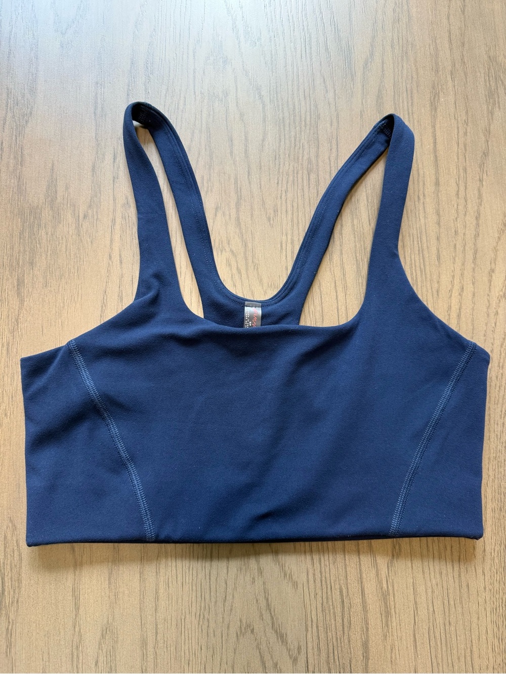 Free People Movement Never Better Square Neck Racerback Sports Bra in Sz S Navy